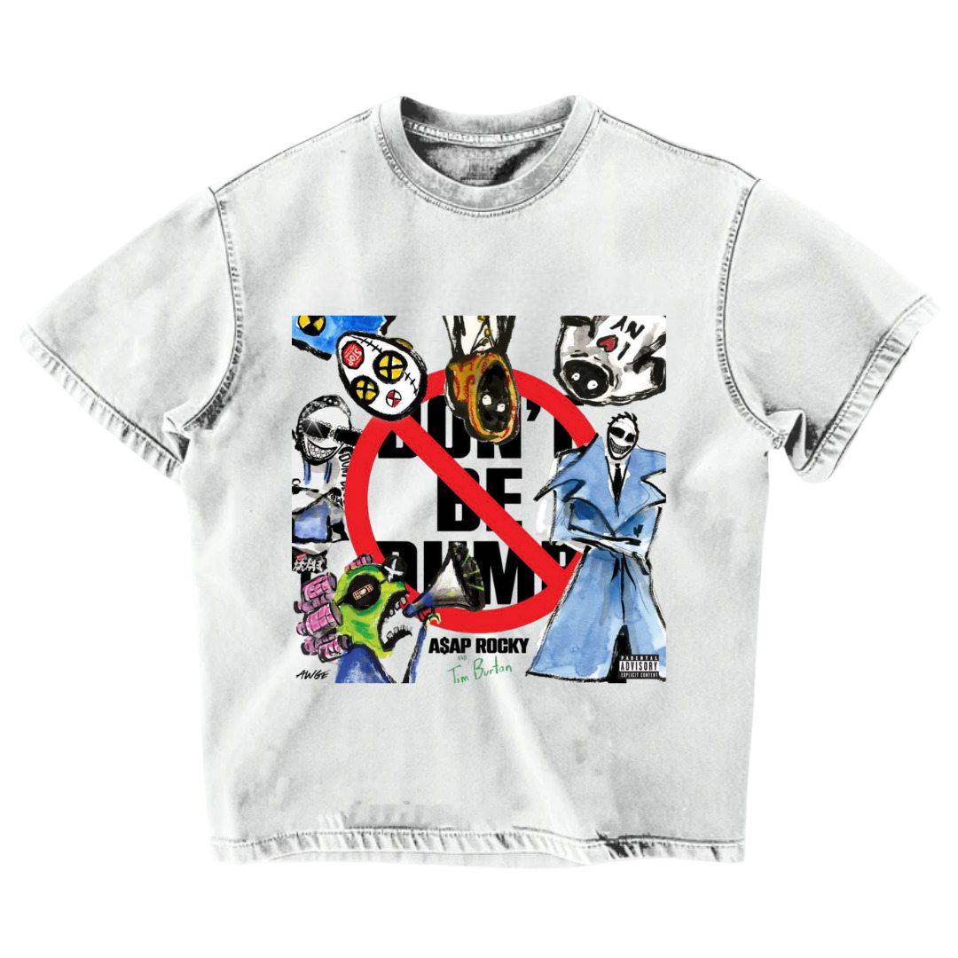 A$AP Rocky Don't Be Dumb Oversized Tee